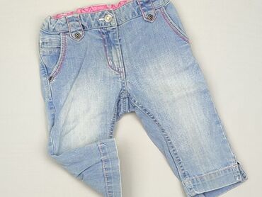 jeansy czarne z przetarciami: Spodnie jeansowe, 2-3 lat, 92/98, stan - Dobry