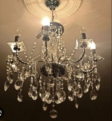 daş kubik: Люстра, 8 ламп, Хрусталь