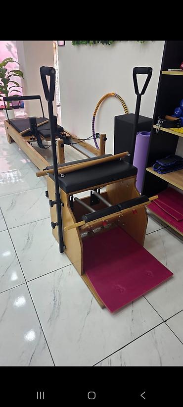 Pilates avadanlıqları dəsti - Taxta konstruksiyalı reformer lalafo.az -da Pilates avadanlıqları dəsti - Taxta konstruksiyalı reformer