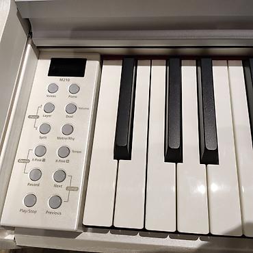 Musiqi alətləri: Elektro piano Kurzweil M 210 Polifoniya:128 Klavişlər:88 Səslər:20 — 3