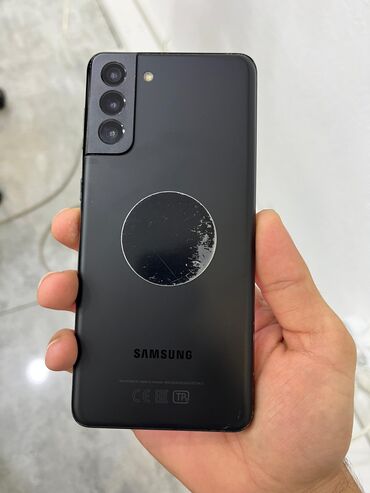 Samsung: Samsung Galaxy S21 Plus 5G, 128 GB, rəng - Qara, Barmaq izi