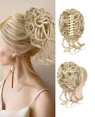 Perike i klipse: Naziv: Umetak/punđa od sintetičke kose – kovrdžava, brza frizura — 10