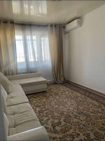 105 серия квартир 3 комнатная в Кыргызстан | Долгосрочная аренда квартир: 2 комнаты, 50 м², 105 серия, 9 этаж, Центральное отопление