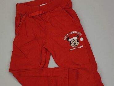 czerwone spodnie chłopięce 116: Spodnie dresowe, SinSay, 5-6 lat, 116, stan - Dobry