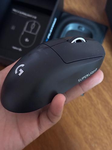 magic maus: Logitech G Pro X Superlight 2 simsiz gaming mouse. Qara rəngdədir və — 1