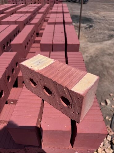 раковины с тумбой в бишкеке: Пустотелый, дырчатый, Жженый кирпич, Полублок, 250×120×88