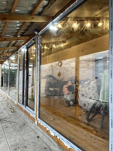Алюминиевые окна на заказ: Панорамное остекление террасы/веранда из алюминиевого профиля - — 4
