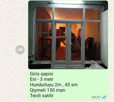 islenmis plastik qapi: Unvan Gəncə