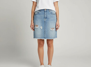spódnice jeansowe calvin klein: House of Denim, Спідниця жіноча, розмір L