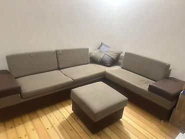 L formalı künc divan dəsti - İki tərəfli L formalı künc divan, uyğun