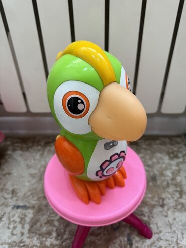 игрушки для попугаев: Детская музыкальная игрушка попугай 
Может кто может починить
800 сом