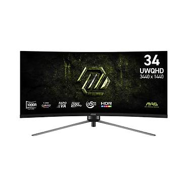 Monitorlar: MSI MAG 345CQRF E20 34" əyri gaming monitor — ultrawide formatda — 1
