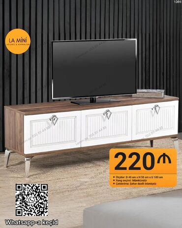 деревянный стол на кухню: Прямой ТВ стенд, Без полок, Деревянный at lalafo.az деревянный стол на кухню: Прямой ТВ стенд, Без полок, Деревянный