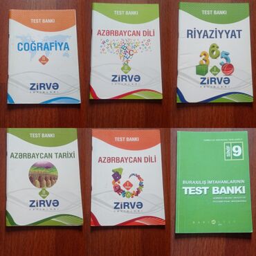 riyaziyyat kitabi: Zirvə test bankları azərbaycan dili riyaziyyat coğrafiya