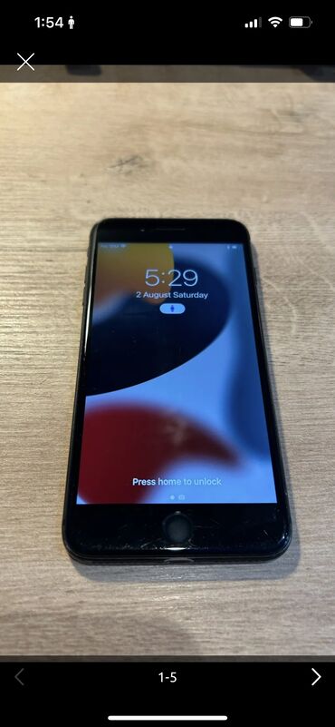 iphone 7 irsad electronics: IPhone 7 Plus, 256 GB, Qara, Kredit, Barmaq izi