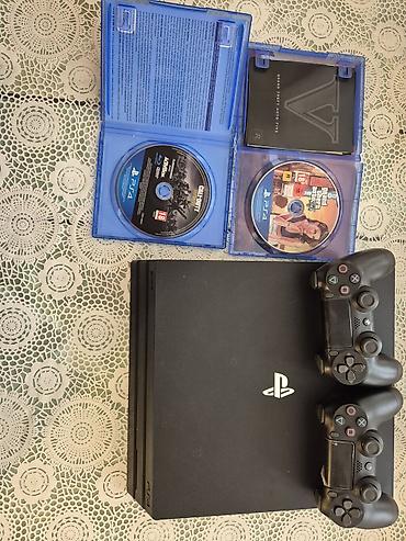 PS4 (Sony Playstation 4): 🎮 Sony PlayStation 4 Pro 1TB — Satılır Əla işlək vəziyyətdə, tam — 4