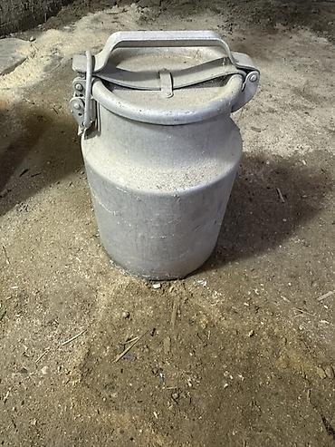 metal ferma: Alüminium süd bidonu 10ltr Yanliz wassapda yazin - Material: yüngül — 1