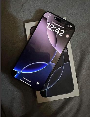 ayfon 6 s: IPhone 16 Pro Max, 256 GB, Qara, Barmaq izi, Simsiz şarj, Face ID — 6