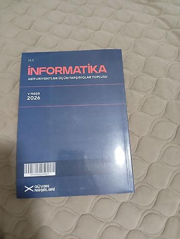 array test bankı pdf: Məhsul: “İnformatika – Abituriyentlər üçün tapşırıqlar toplusu” — 2