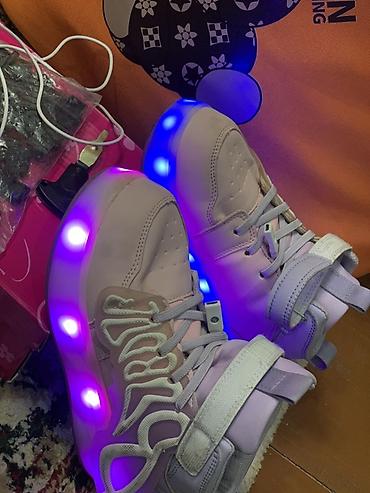 Кроссовки и спортивная обувь: Светящиеся кеды для детей/Ролики 🛼подростков! Удобные подходит по 37 — 3