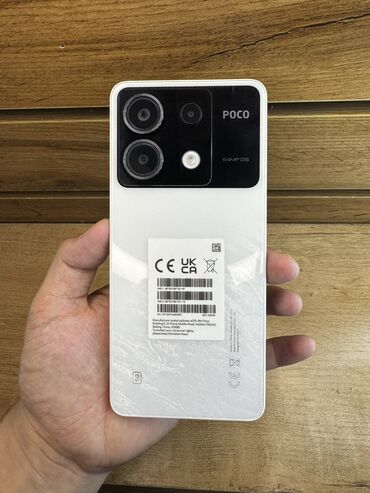 Poco: Poco X6, Б/у, 256 ГБ, цвет - Белый, 2 SIM