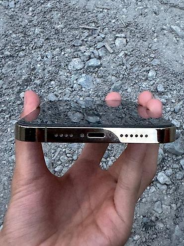 iphone 11: IPhone 12 Pro Max, Б/у, 128 ГБ, Золотой, Чехол, 80 % — 3
