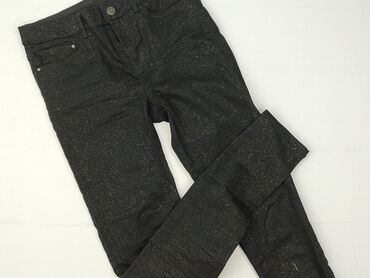 legginsy woskowane wysoki stan: Esmara, Spodnie materiałowe damskie, rozmiar S