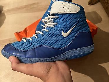 волейбольный обувь: Мужские кроссовки, 41, Nike, Б/у, цвет - Синий, Самовывоз, Платная доставка — 3