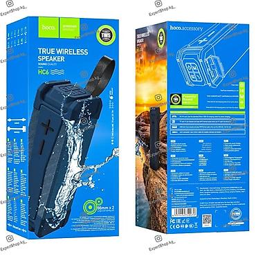 samsung a13: Беспроводная Блютуз-колонка Hoco HC6 Magic синего цвета - мощные — 7