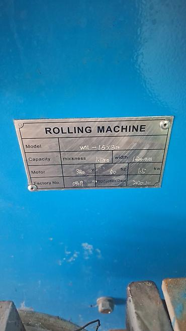 mis samovar satilir: VALS MAŞINI – ROLLING MACHINE Texniki göstəricilər: - Model — 1