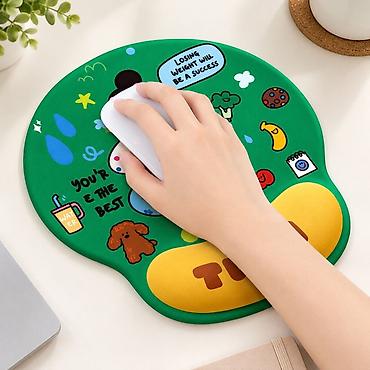 magic mouse 3: Игровой/офисный коврик для мыши с мягкой гелевой подушкой для запястья — 1