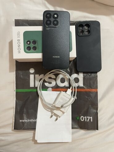 xiomi 10 s: Honor X8b, 256 GB, rəng - Qara, Face ID