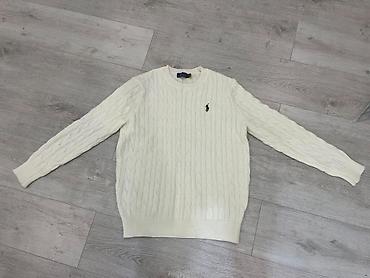 джинсы бу мужские: Polo Ralph Lauren — вязаный джемпер с косами - Модель: классический — 1