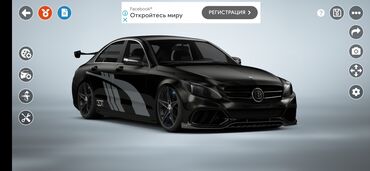 развальный рычаг: Черный седан Mercedes-Benz с тюнингом от Brabus. Автомобиль выделяется