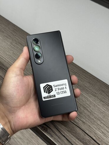 аирподс 2 бу: Samsung Galaxy Z Fold 4, Колдонулган, 256 ГБ, түсү - Кара, 2 SIM