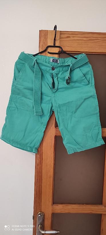 cins şortik kişi: Uşaq şortu – SZG Kids Wear (Kod: 8303) 5 man - Rəng: firuzə/yaşıl ton — 1