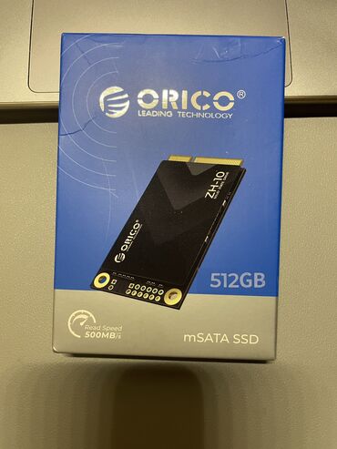 SSD diskləri: Daxili SSD disk 512 GB, mSATA, Yeni