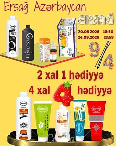 ERSAĞ Azərbaycan – təbii tərkibli məişət və şəxsi qulluq məhsulları