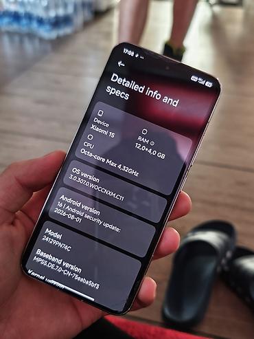 куплю телефон не дорого: Xiaomi, 15, Б/у, 256 ГБ, цвет - Серебристый — 2