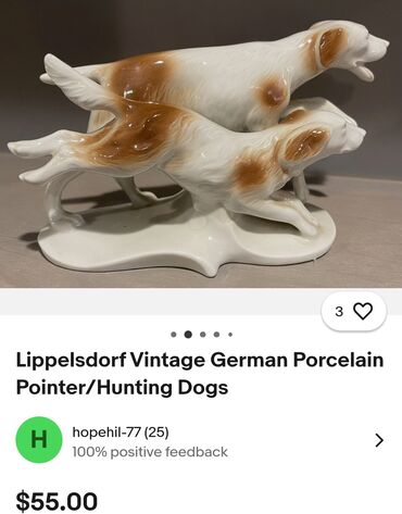 Staro posuđe i escajg: Figura nova pasa 7.god.Lippelsdorf Nemacka. Porcelanska figura — 2