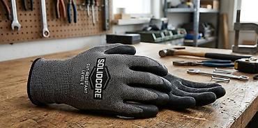 solid 504: Məhsul: Kəsilməyə Davamlı Qoruyucu Əlcək (Cut Resistant Gloves) • — 1