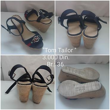 ccc papuce: Tom Tailor ženske sandale na punu espadrilsku platformu. - Model — 4