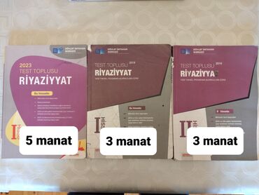 kitab rəfləri işlənmiş: Riyaziyyat test toplusu satılır