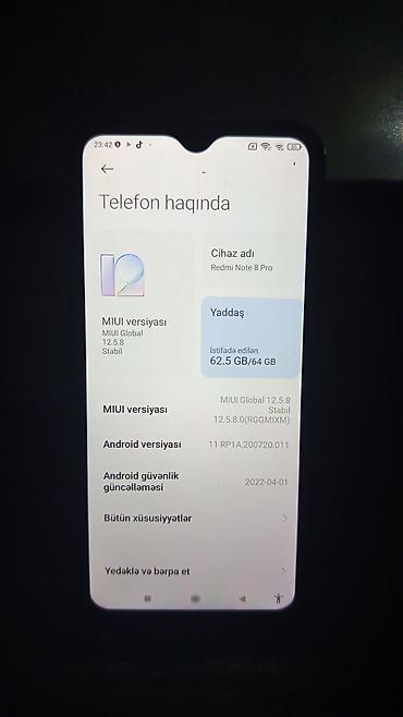 redmi pad: Redmi 8A Pro, 64 GB, rəng - Mavi, Barmaq izi — 4