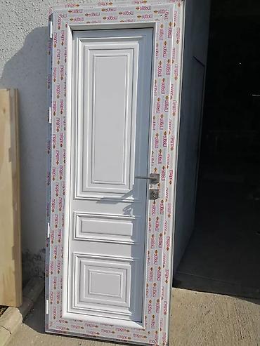 plastic qapi: Yeni Plastik qapı 80x200 sm Zamok və çərçivə ilə, Zəmanətli, Pulsuz quraşdırma, Pulsuz çatdırılma, Ödənişli çatdırılma, Rayonlara çatdırılma — 8