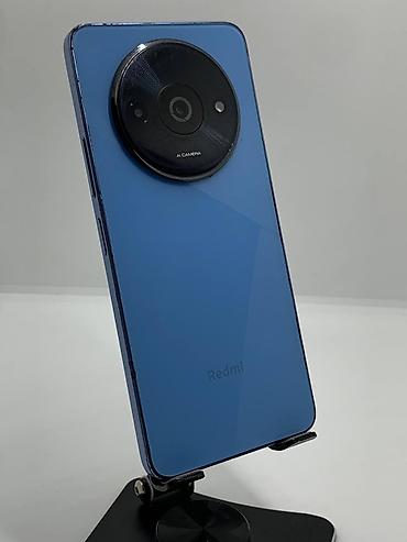 Redmi, Redmi A3, Б/у, 128 ГБ, цвет - Голубой, 2 SIM