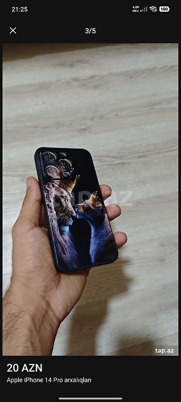 14 pro: Apple iPhone 14 Pro üçün arxa qoruyucu qablar. Şəkillərdə 2 fərqli — 2