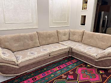 ikinci əl kunc divan: Künc divan – yumşaq və rahat oturma sahəsi ilə geniş L formalı model — 1