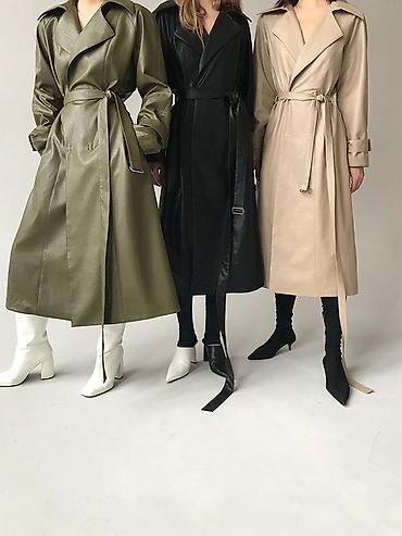Плащтар, тренчтер: Плащ, Тренчкот, L, XL, 2XL — 3