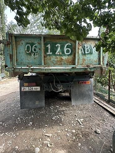 КАМАЗ 55102 самосвал, 6x4 - Кузов-самосвал с высокими бортами, задняя — 9